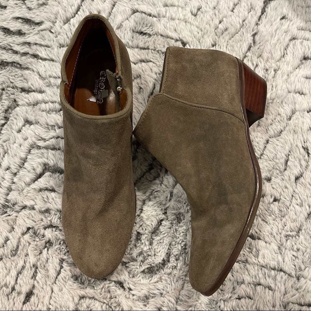 Crown Vintage Booties Tabitha Ankle Casual Trendy Size 9